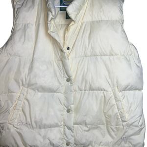 Cabelas Women's Premier Northern Goose Down 650 Snap Puffer Vest Yellow